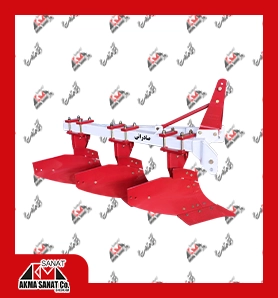 گاوآهن برگرداندار یکطرفه سه خیش قوطی سفید (سوپر) 14-12 اینچ Super